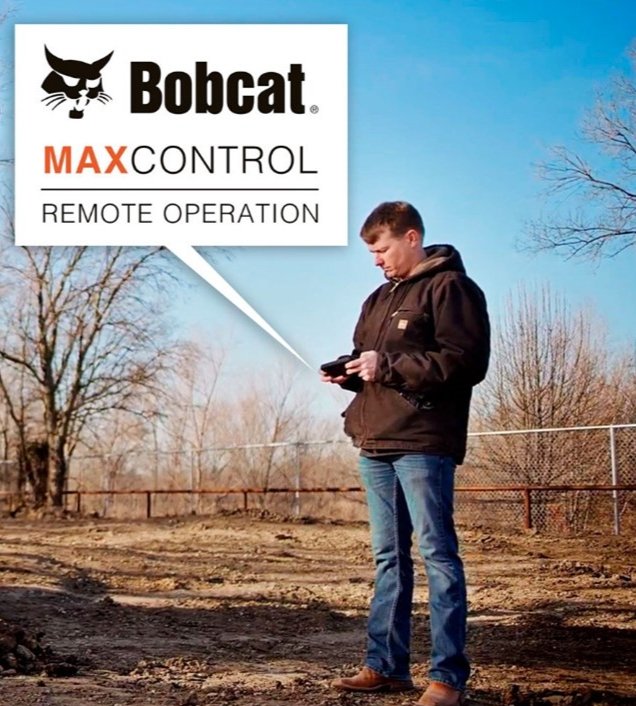 Bobcat Of. Trabaja en solitario con la app “Max Control” de Bobcat