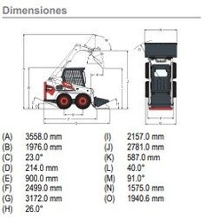 Minicargadora Bobcat S450 - 6