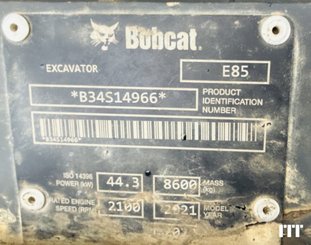 Excavadora de cadenas Bobcat E85 - 11