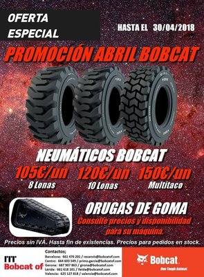 Promoción Abril Neumáticos Bobcat